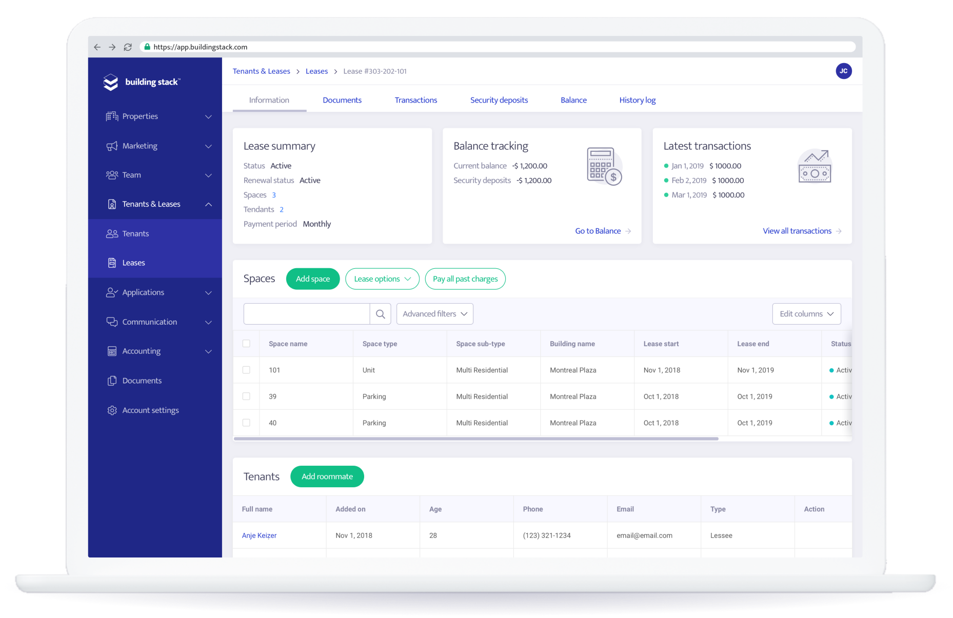 Lease Management Building Stack Property Management Software Lease Management Building Stack Property Management Software